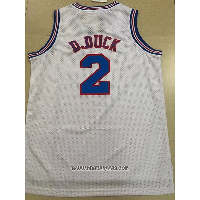 Camiseta Nino Tune Squad Daffy Duck #2 Blanco